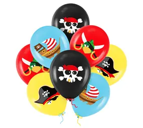 Tuf-Tuf Ballons pirates 30 cm | 8 pièces