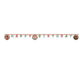 Procos Party Vaiana Letterslinger Happy Birthday Sailing Spirit 14x200cm | per stuk Procos Party Vaiana Letterslinger Happy Birthday Sailing Spirit 14x200cm | per stuk
