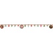 Procos Party Vaiana Letter Garland Happy Birthday Sailing Spirit 14x200cm | per piece