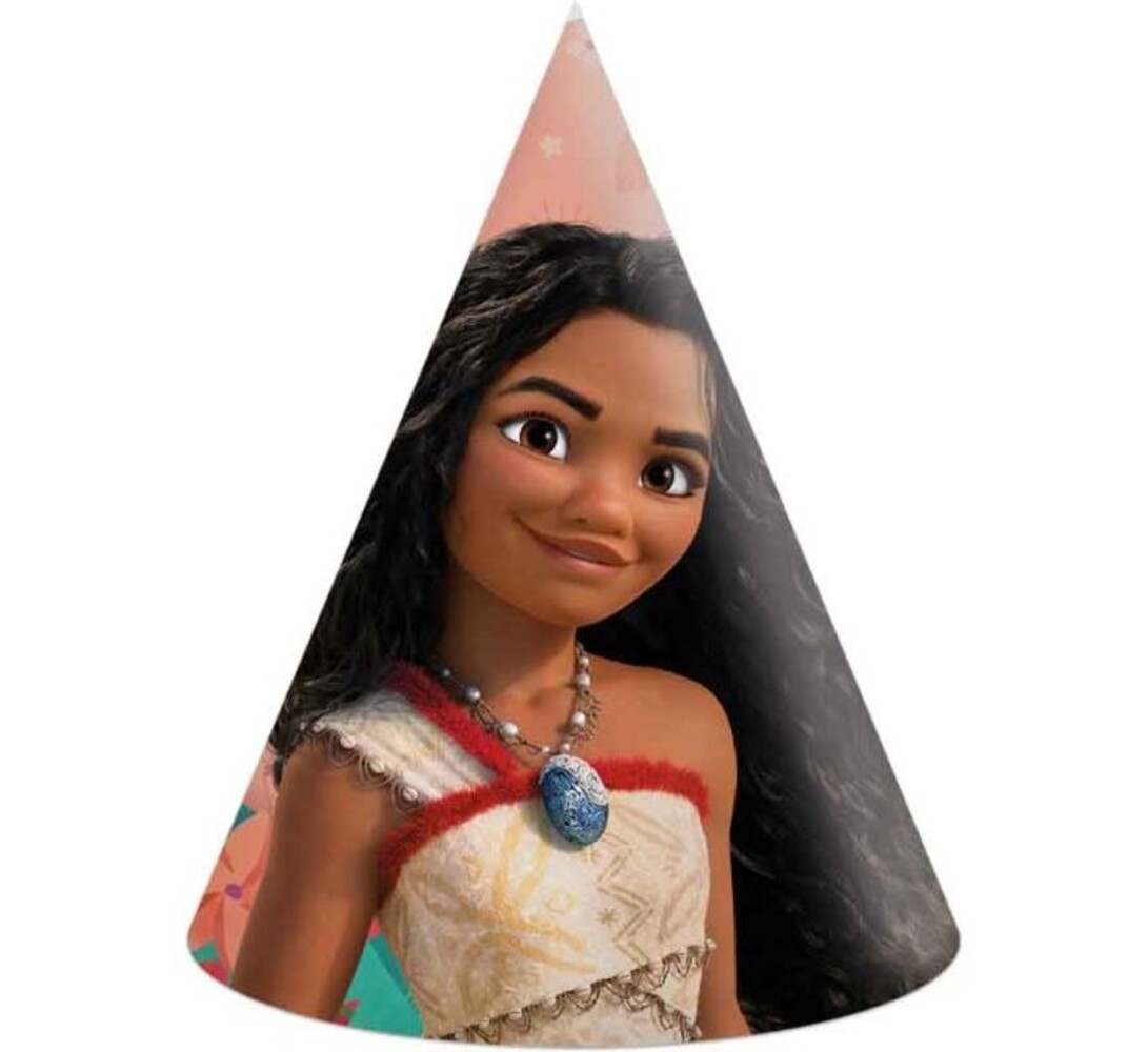 Procos Party Chapeaux de fête Vaiana Esprit Voilier | 6 pièces