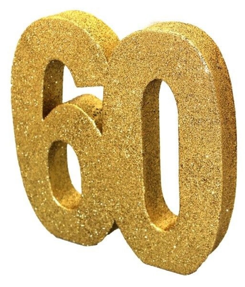 Creative Party Table decoration 60 years 20x20x3cm | per piece