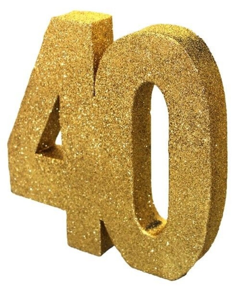 Creative Party Table decoration 40 years 20x20x3cm | per piece