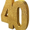 Creative Party Décoration de table 40 ans 20x20x3cm | à la pièce