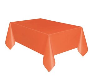 Unique Party Oranje Tafelkleed 137x274cm | per stuk Unique Party Oranje Tafelkleed 137x274cm | per stuk