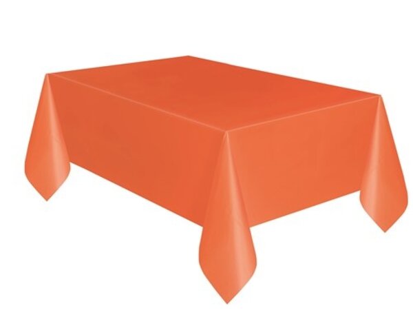 Unique Party Orangefarbene Tischdecke 137 x 274 cm | pro Stück