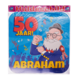 Paper Dreams Plaque de porte Abraham Cartoon 50 ans 50 cm | à l'unité