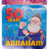 Paper Dreams Abraham Cartoon 50 jaar Deurbord 50cm | per stuk Paper Dreams Abraham Cartoon 50 jaar Deurbord 50cm | per stuk