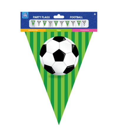 Paper Dreams Fußballgirlande Welt 10 Meter | pro Stück