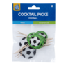 Paper Dreams Pics à cocktail Football du monde entier 6,5 cm | 16 pièces Paper Dreams Pics à cocktail Football du monde entier 6,5 cm | 16 pièces