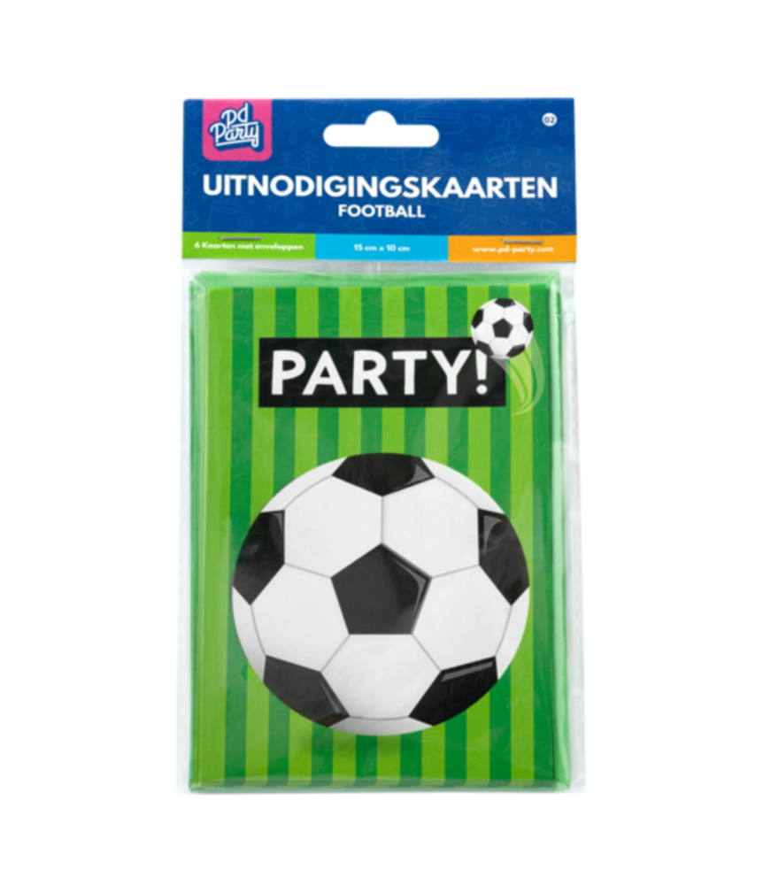 Paper Dreams Einladungen zur Fußballweltmeisterschaft | 6 Stück