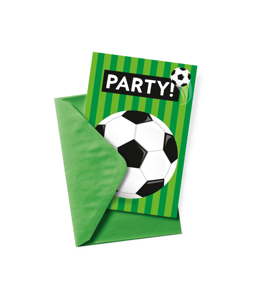 Paper Dreams Einladungen zur Fußballweltmeisterschaft | 6 Stück