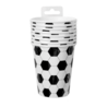 Paper Dreams Voetbal Bekers World 250ml | 8 stuks Paper Dreams Voetbal Bekers World 250ml | 8 stuks