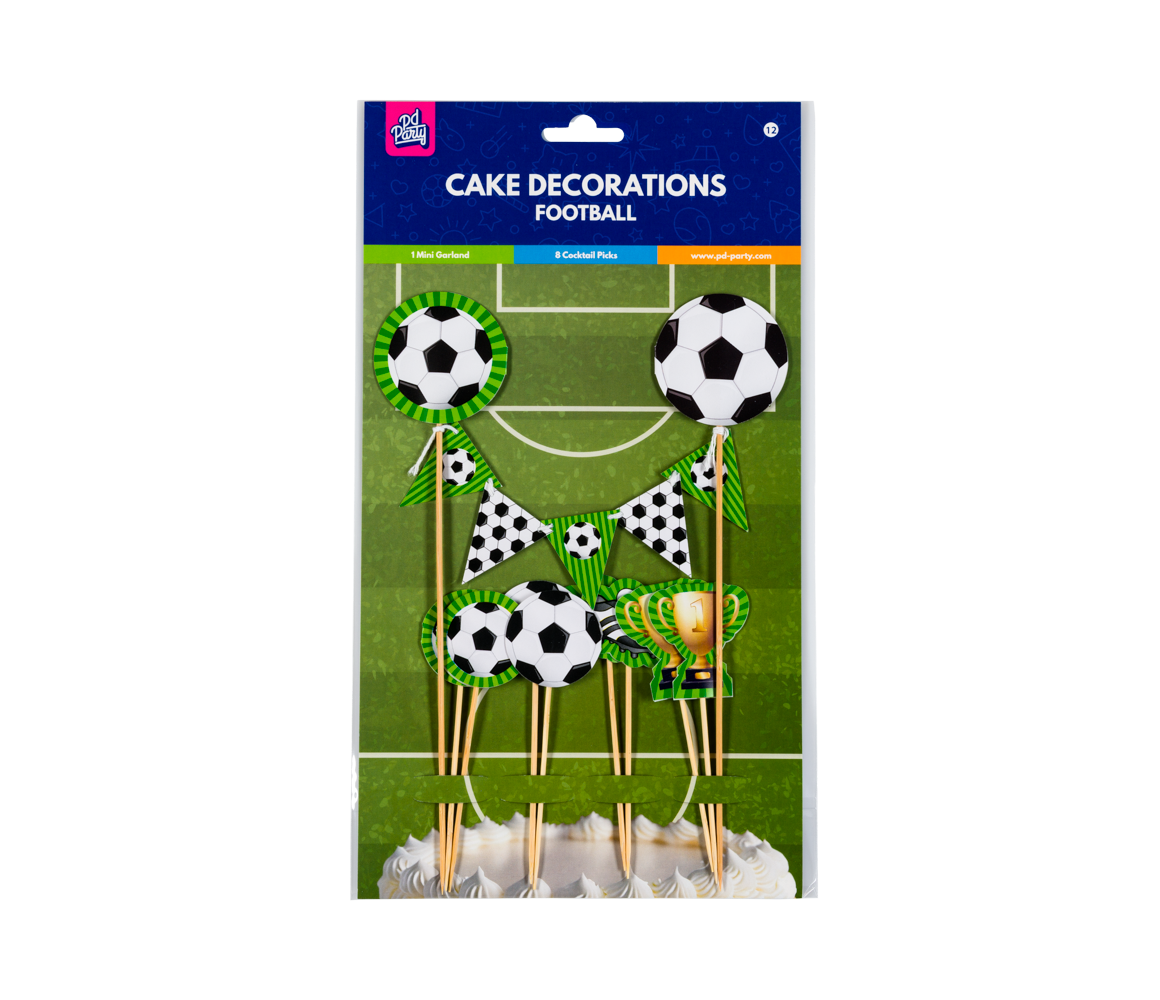 Paper Dreams Fußball-Kuchenaufsatz Welt 30 cm | pro Stück