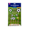 Paper Dreams Voetbal Taarttopper World 30cm | per stuk Paper Dreams Voetbal Taarttopper World 30cm | per stuk