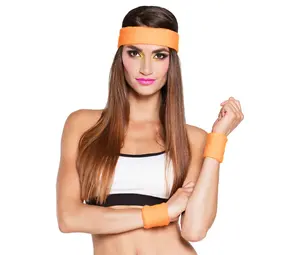 Boland Neon Orange Sweatbands | 3 pieces Boland Neon Orange Sweatbands | 3 pieces