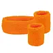 Boland Bandeaux anti-transpiration orange fluo | Lot de 3