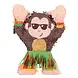 Folat Affen-Piñata 39,5 x 10 x 27,5 cm | pro Stück