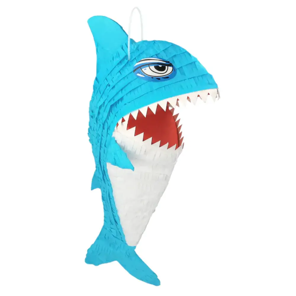 Boland Haai Pinata 62,5x17,5x38cm | per stuk