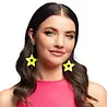 Boland Neon Gele Ster Oorbellen | per paar Boland Neon Gele Ster Oorbellen | per paar