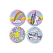LG Imports Einhorn-Jojo aus Metall, 5 cm | 8er-Pack