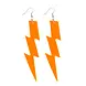 Boland Neon Orange Flash Earrings | per pair