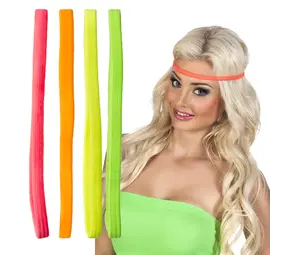 Boland Gekleurde Elastieke Haarbandjes | 4 stuks Boland Gekleurde Elastieke Haarbandjes | 4 stuks