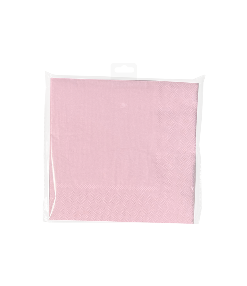Paper Dreams Napkins Light Pink Pastel 33x33cm | 8 pieces