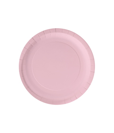 Paper Dreams Light Pink Pastel Plates 23cm | 8 pieces