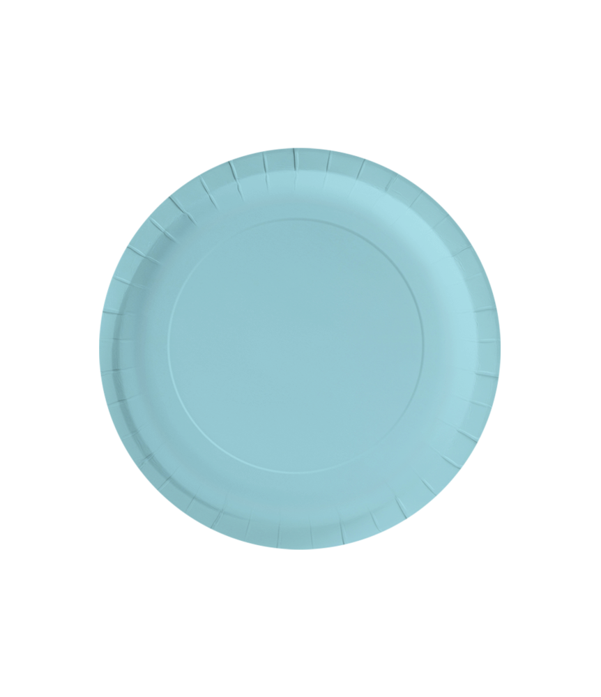 Paper Dreams Plates Blue Pastel 23cm | 8 pieces