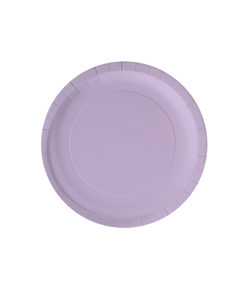 Paper Dreams Purple Pastel Plates 23cm | 8 pieces