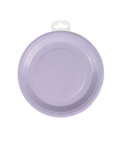 Paper Dreams Assiettes violettes pastel 23 cm | 8 pièces