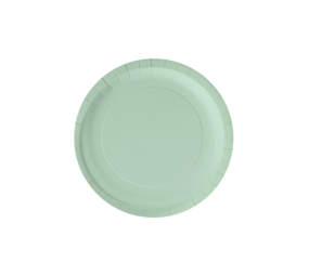 Paper Dreams Assiettes vert pastel 23 cm | 8 pièces