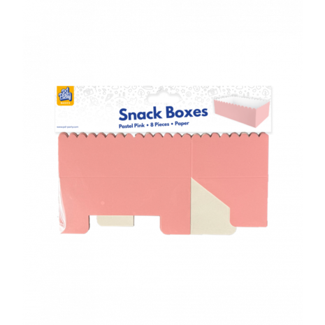 Paper Dreams Snackbakjes Roze Pastel 7x7x12,5cm | 8 stuks Paper Dreams Snackbakjes Roze Pastel 7x7x12,5cm | 8 stuks