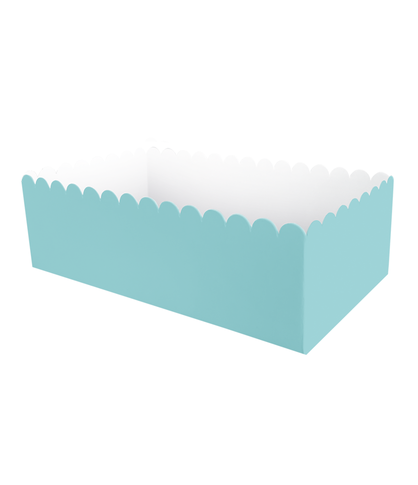 Paper Dreams Snacktabletts, Pastellblau, 7 x 7 x 12,5 cm | 8 Stück
