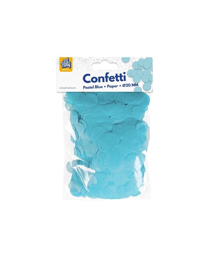 Paper Dreams Confetti Blauw Pastel 50gr | per zakje Paper Dreams Confetti Blauw Pastel 50gr | per zakje