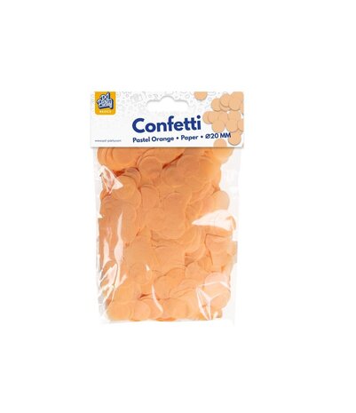 Paper Dreams Confetti Oranje Pastel 50gr | per zakje Paper Dreams Confetti Oranje Pastel 50gr | per zakje