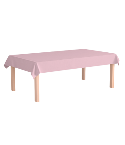 Paper Dreams Nappe rose pastel clair 134 x 274 cm | à l'unité
