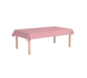 Paper Dreams Tafelkleed Roze Pastel 134x274cm | per stuk Paper Dreams Tafelkleed Roze Pastel 134x274cm | per stuk