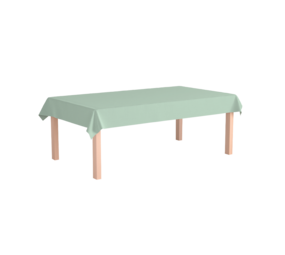 Paper Dreams Tafelkleed Groen Pastel 134x274cm | per stuk Paper Dreams Tafelkleed Groen Pastel 134x274cm | per stuk