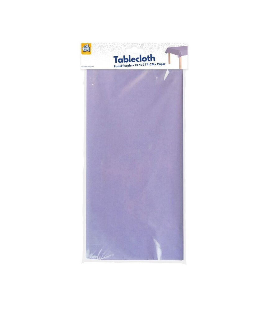 Paper Dreams Tafelkleed Paars Pastel 134x274cm | per stuk Paper Dreams Tafelkleed Paars Pastel 134x274cm | per stuk