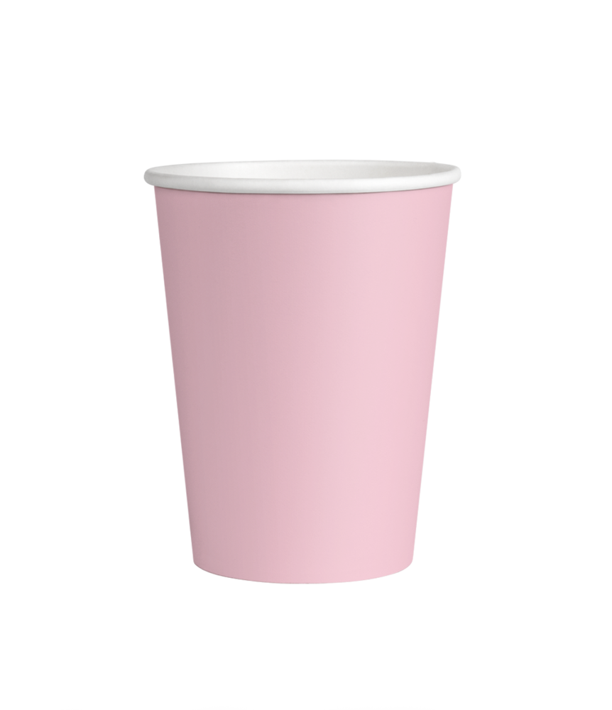 Paper Dreams Light Pink Pastel Cups 200ml | 8 pieces