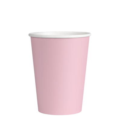 Paper Dreams Bekers Licht Roze Pastel 200ml | 8 stuks Paper Dreams Bekers Licht Roze Pastel 200ml | 8 stuks