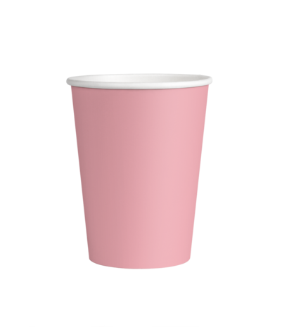 Paper Dreams Bekers Roze Pastel 200ml | 8 stuks Paper Dreams Bekers Roze Pastel 200ml | 8 stuks