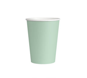 Paper Dreams Bekers Groen Pastel 200ml | 8 stuks Paper Dreams Bekers Groen Pastel 200ml | 8 stuks