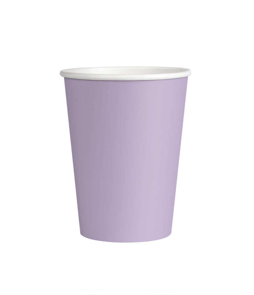 Paper Dreams Bekers Paars Pastel 200ml | 8 stuks Paper Dreams Bekers Paars Pastel 200ml | 8 stuks