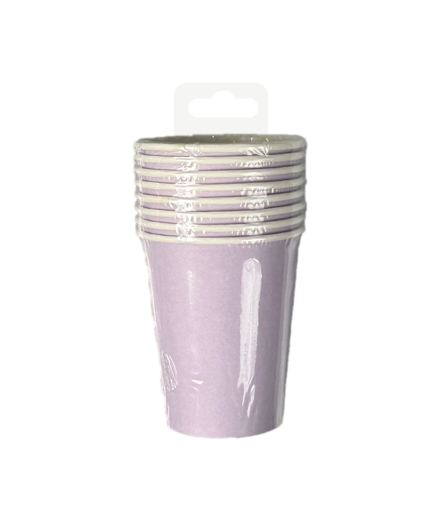 Paper Dreams Bekers Paars Pastel 200ml | 8 stuks Paper Dreams Bekers Paars Pastel 200ml | 8 stuks