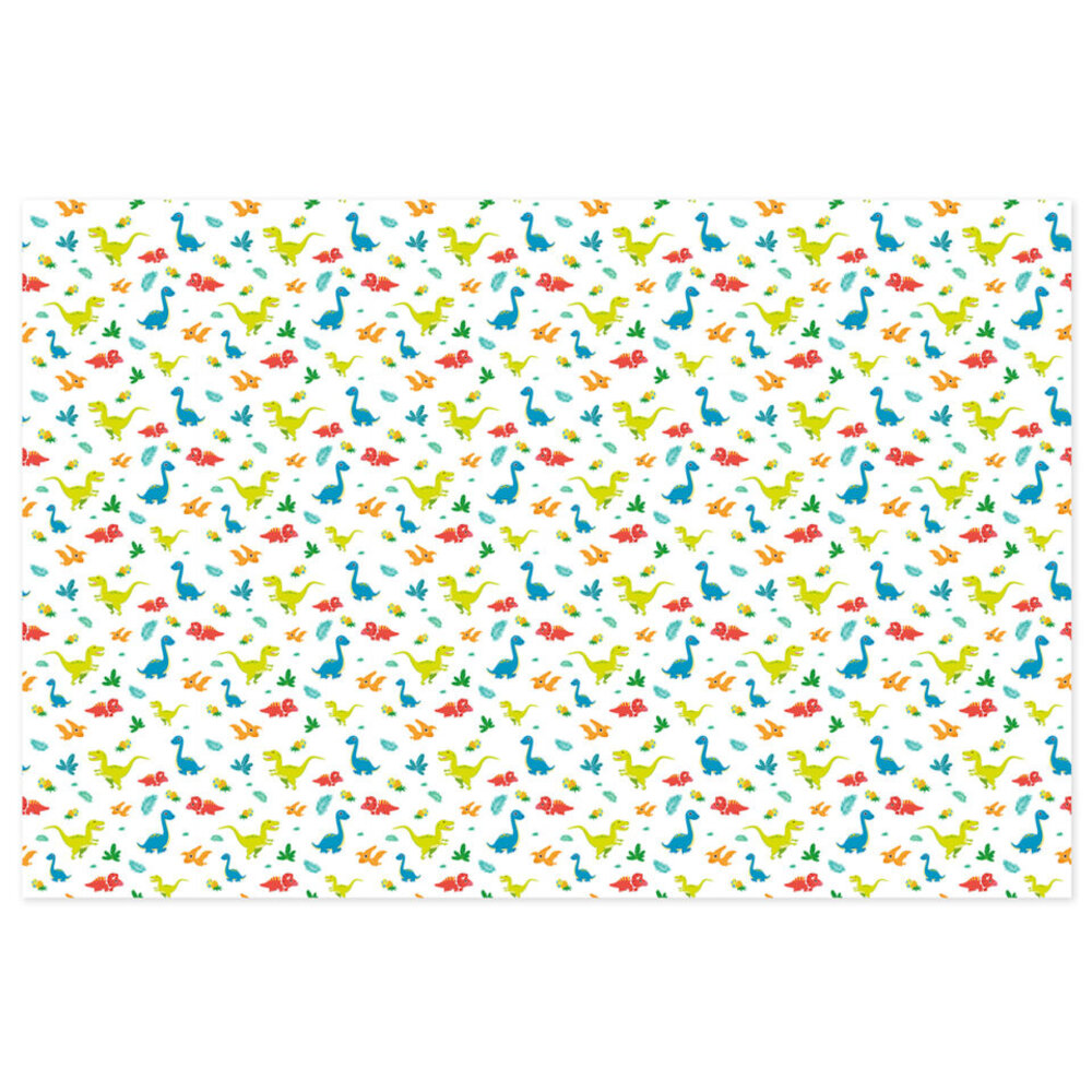 WeFiesta Dinosaurier-Tischdecke 120 x 180 cm | pro Stück