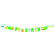 WeFiesta Dinosaur Letter Garland Happy Birthday 160cm | per piece