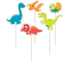 WeFiesta Brochettes de dinosaures | 12 pièces