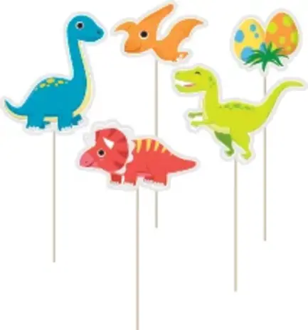 WeFiesta Brochettes de dinosaures | 12 pièces